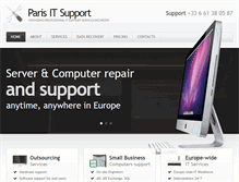 Tablet Screenshot of parisitsupport.com
